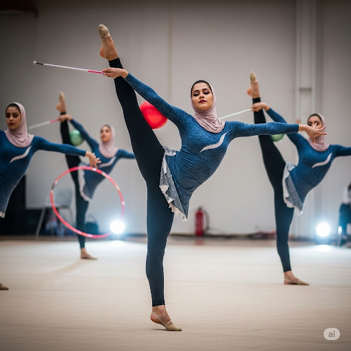 ژیمناستیک  ریتمیک  و انعطاف بزرگسالان